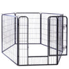 6 Panel Foldable Pet Play Pen Puppy Dog Animal Cage Run Fence Playpen In/Outdoor