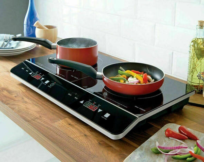 2800W Portable Digital Twin Induction Hob Double Electric Cooker Hot Plate Large