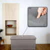 Folding Storage Ottoman Bench Flipping Lid Footstool Large Toy Storage Box