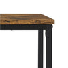Vintage Console Table Industrial Hallway Table with 3 Shelves for Living Room