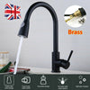 Kitchen Sink Taps Pull Out Spray Single Lever Swivel Spout Brass Mixer Tap UK MU