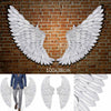 UK 40'' Large Rustic Angel Wing Wall Mount Hanging Art Home Bedroom Living Decor