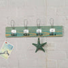 Rustic Wooden Wall Shelves Storage Compartment Shelving Vintage Cubes Coat Hook