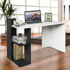 Computer Desk PC Laptop Table Study Home Office Workstation Corner With 2 Shelve