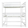 Triple Bunk Beds High Sleeper Kids Children Pine Wooden Bed Frame With Stairs