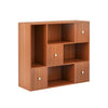 8 Cube Bookcase Shelving Display Shelf Storage Unit Wooden Stand Door Organiser