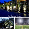 2PCS LED Floodlight 50W Outdoor Super Bright Security Waterproof Flood Light UK