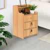 Nightstand Bedside End Table Bedroom Side Stand Accent Modern Storage Drawers