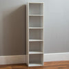 Cube Bookcase 5 Tier Shelf Display Wood Furniture Storage Unit White