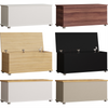 Storage Ottoman Chest Toy Box Bedroom Blanket Bedding Trunk Bench Wood Large