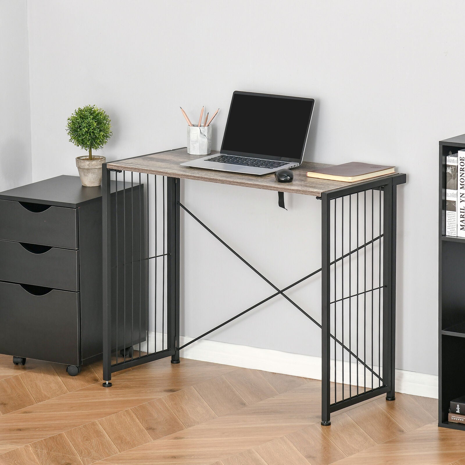 Officeworks rustic deals desk