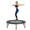38"Foldable Mini Trampoline Aerobic Exercise Gym Fitness Bungee Rebounder Jumper