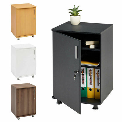 Desktop Extension Lockable Storage Cabinet for Home Office Piranha Bowfin PC 4