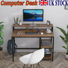 107cm Small Computer Desk Corner PC Desktop Table Office Home Workstation Laptop
