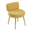 Soft Vanity Dressing Table Stool Backrest Piano Seat Makeup Chair Bedroom Furnit