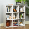 SALE White 9 Cube Shelving Unit Home Furniture Storage Shelves #336