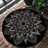 120CM Circular Circle Round Rugs Floor Carpets Mat Large Soft Rug Living Roo