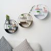 Floating Shelves Metal Wall Shelf Decorative Office Storage Hanging Display Rack