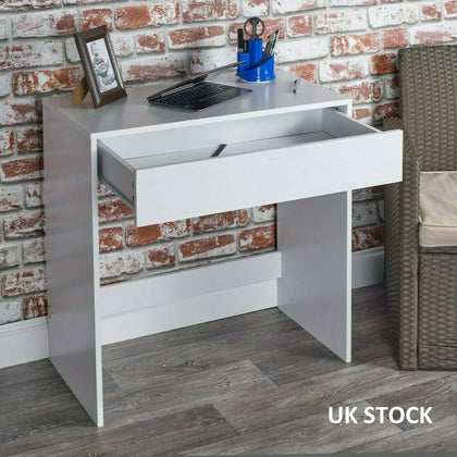 1 Drawer Dressing Table Wooden Vanity Computer Desk Bedroom Furniture Office UK