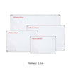 Magnetic Whiteboard White Notice Memo Drawing Board Dry Wipe Office School Home