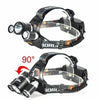 Rechargeable Head Torch Headlamp Light Lamp 12000 Lumens 3 x XML T6 LED Zoom UK