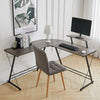 L-Shape Corner Gaming Desk Computer PC Workstation Writing Table Two Worktop NEW