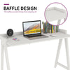White Office Computer Desk PC Laptop Table Workstation Large Desktop Home Study