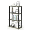 Furinno 18028 Turn-S-Tube 4-Tier Multipurpose Shelf Display Rack Square Tube