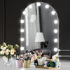Hollywood Vanity Make Up Mirror with Lights 18-LED Tabletop Wall Metal 80x62cm