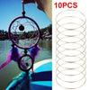 10Pcs 6'' Metal Dream Catcher Dreamcatcher Rings Hoops Macrame Craft Strong
