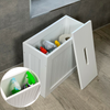 UK Wooden Bathroom Storage Unit Multipurpose Bathroom Storage Cabinet Box