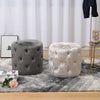Footstool Chesterfield Button Seat Footrest Chair Pouffe Stool Coffee Side Table