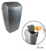 Plastic Flip Top Rectangle Bullet Waste Bin Paper Rubbish Kitchen Swing Bins W/F
