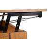 WOODEN COFFEE TABLE WITH LIFT UP TOP STORAGE AND SHELF LIVING ROOM FURNITURE OAK