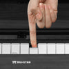 ♬ Mustar Digital Piano 88 Semi Weighted Keys 3 pedals Wooden Stand LCD Black