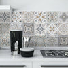 40PCS Moroccan Style Tile Wall Stickers Kitchen Bathroom Self-Adhesive Mosaic UK