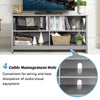Wooden TV Stand Cabinet 2 Tier Home Furniture Entertainment Unit Storage Shelves