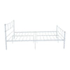 Single Double Bed Metal Frame 3ft 4ft6 Bedroom Furniture with Sprung Mattress