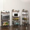 Multipurpose Mobile Shelf Kitchen Microwave Oven Shelves Rolling Bathroo Trolley