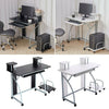 Mobile Computer Desk Study PC Table Home Office Workstation Desk Host Stand Rack