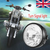 7" Universal Motorcycle Motorbike Headlight Front Light Headlamp + Bracket LED🚚