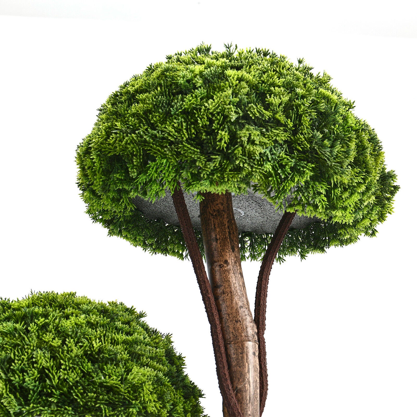 Large Artificial Topiary Potted Tree Cypress Realistic Fake Plant Outd ...