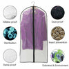 10X Polythene Clear Garment Covers Dress Suit Coat Protector Dustproof Zip Bag