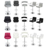2X Faux Leather PU Bar Stools Breakfast Bar Chair Kitchen Stool Swivel Barstool