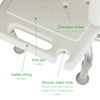 Adjustable Height Elderly Bath Tub Shower Chair Bench Stool Seat Safety Aid