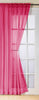 Voile Plain Net Curtain Sheer Slot Top Rod Pocket Window Drape Single Panel