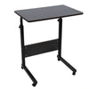 Adjustable Over bed Laptop Portable Bed Side Desk Stand Table With Wheels