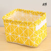 Foldable Storage Basket Box Fabric Small Toy Cosmetic Cases Desk Organizer Tidy