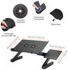 Modern Adjustable Portable Folding Laptop Desk Computer Table Stand Tray UK