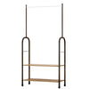 Heavy Duty Garment Clothes Rail Hanging Display Rack Coat Free Standing Shelf